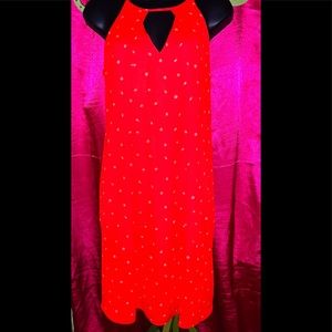 NWOT Red Sleeveless Dress